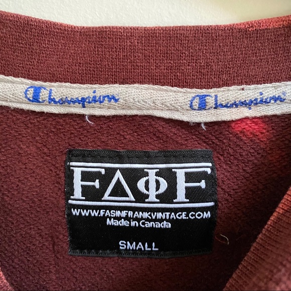 Bleached Champion Crewneck Sweatshirt - Picture 3 of 3